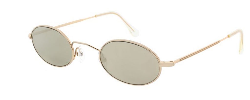 Andy Wolf Sonnenbrille - Modell Armstrong Sun A in Gold - Ansicht seitlich