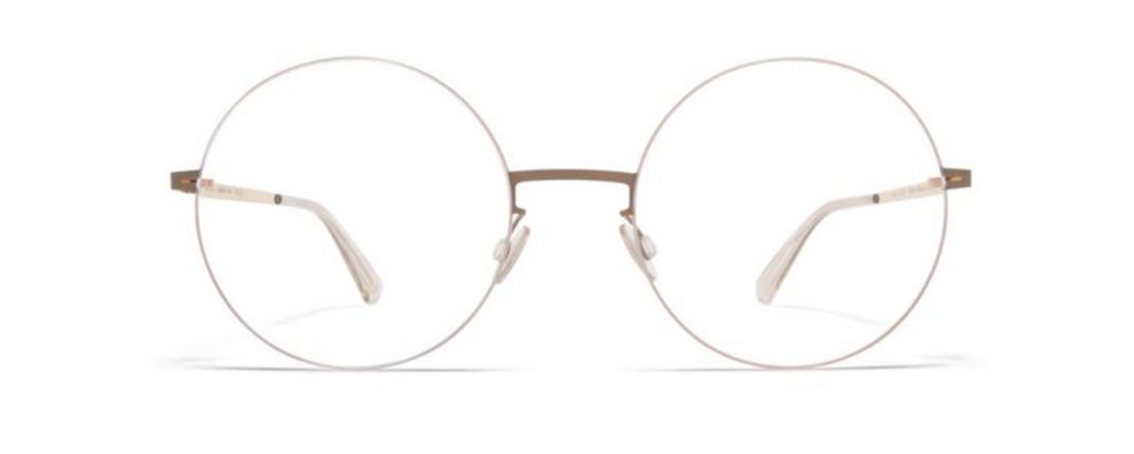 Mykita Brille - Modell Yoko in Champagne Gold Taupe Grey - Ansicht Front