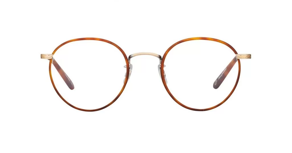 Garrett Leight Brille - Modell Kinney in Matte Dark Honey Tortoise - Ansicht Front