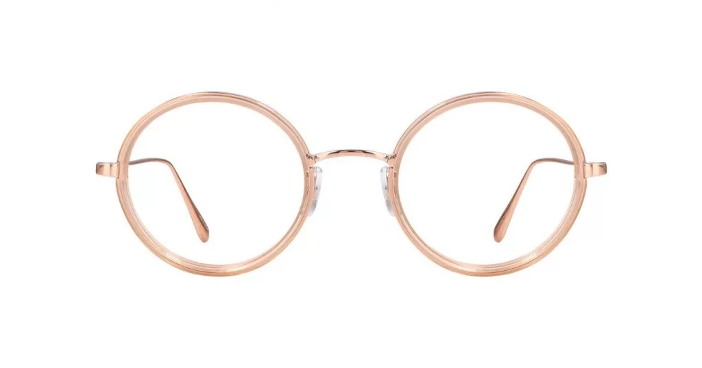 Garrett Leight Brille - Modell Playa in Champagne - Ansicht Front