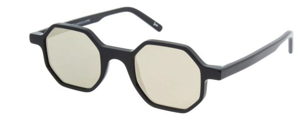 Andy Wolf Sonnenbrille - Modell Alfons Sun A in Black - Ansicht seitlich