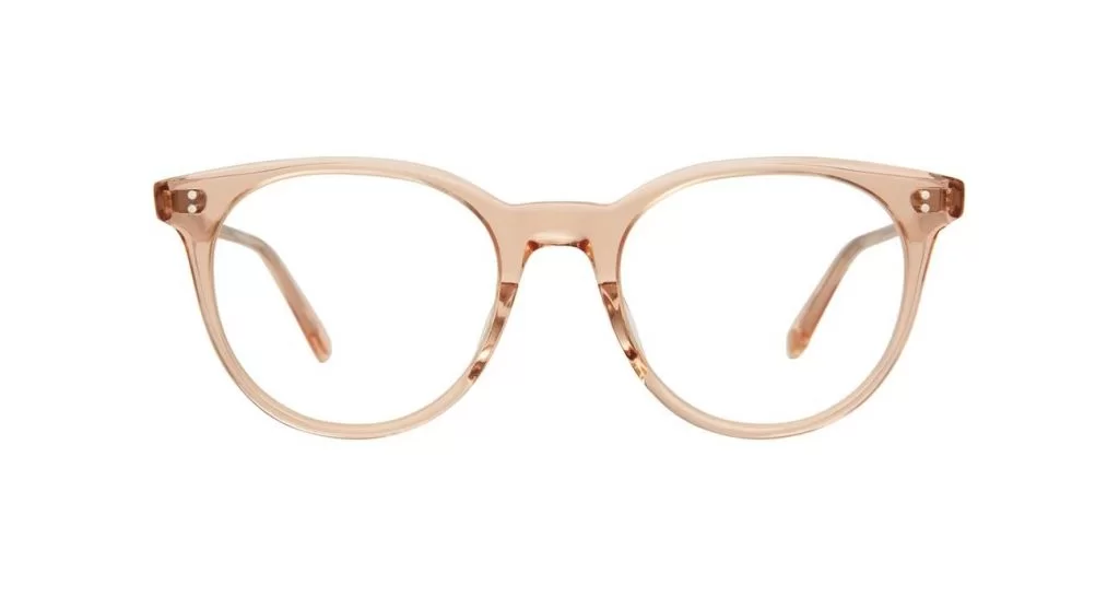 Garrett Leight Brille - Modell Marian in Pink Crystal - Ansicht Front