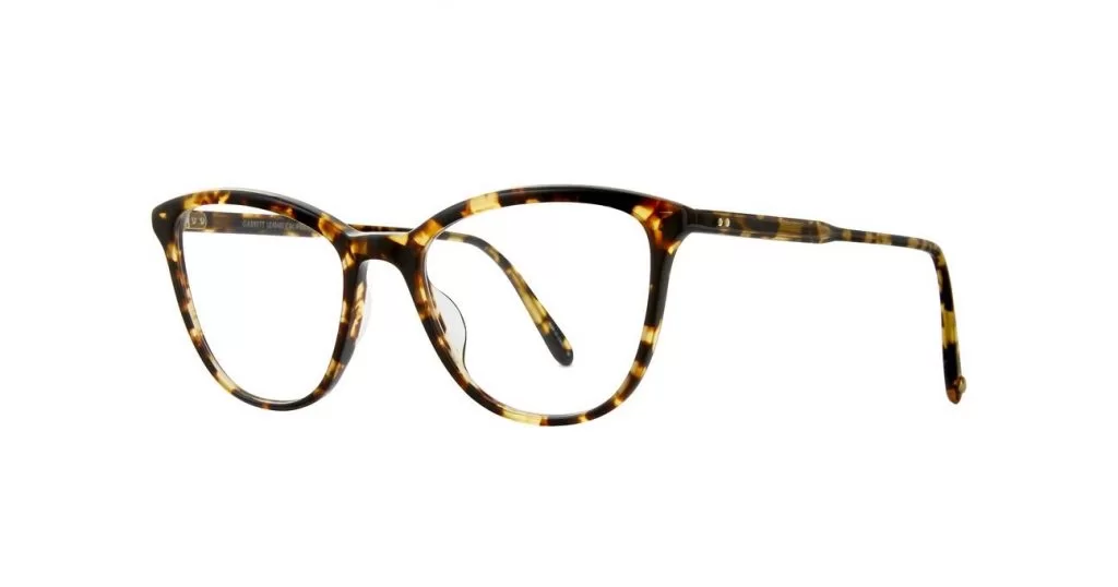 Garrett Leight Brille - Modell Star in Tuscan Tortoise - Ansicht seitlich