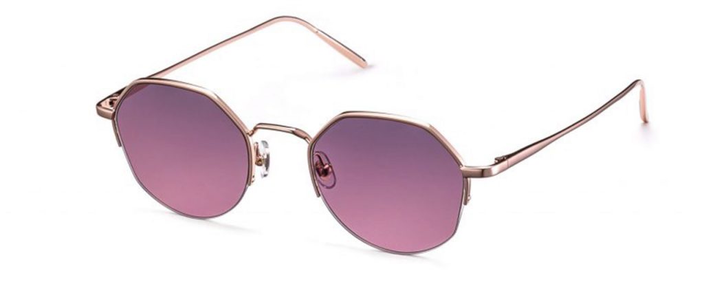 Gigi Barcelona Sonnenbrille - Modell Kyoto in Pink - Ansicht seitlich