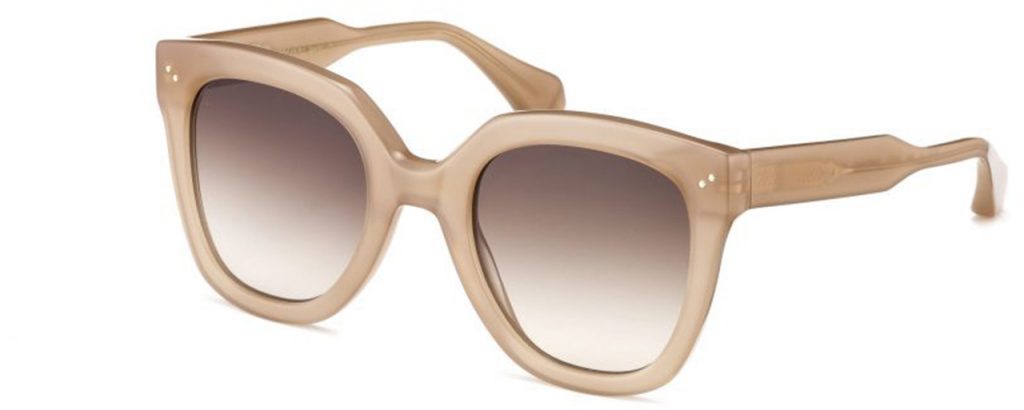 Gigi Barcelona Sonnenbrille - Modell Margot in Translucent - Ansicht seitlich
