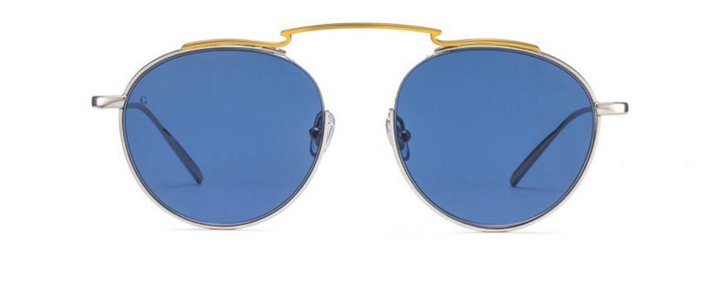 Gigi Barcelona Sonnenbrille - Modell Miami in Silver - Ansicht Front