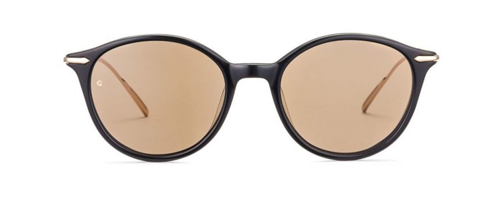 Gigi Barcelona Sonnenbrille - Modell Wilson in Black - Ansicht Front