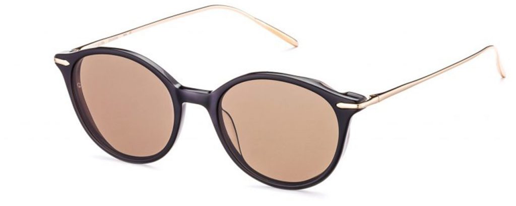 Gigi Barcelona Sonnenbrille - Modell Wilson in Black - Ansicht seitlich