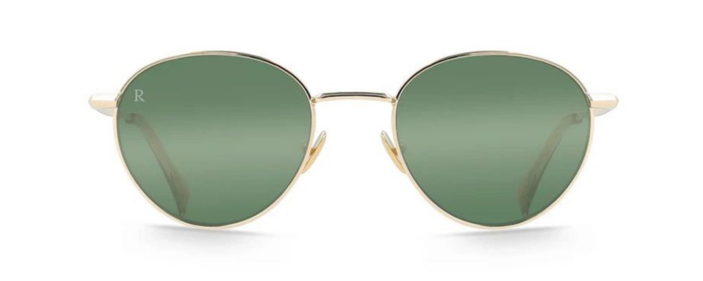 Raen Sonnenbrille - Modell Andreas in Silver Gold - Ansicht Front