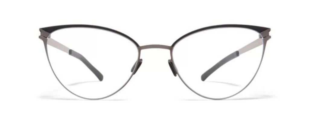 Mykita Brille - Modell Decades RX Cynthia in Shiny Graphite Black - Ansicht Front