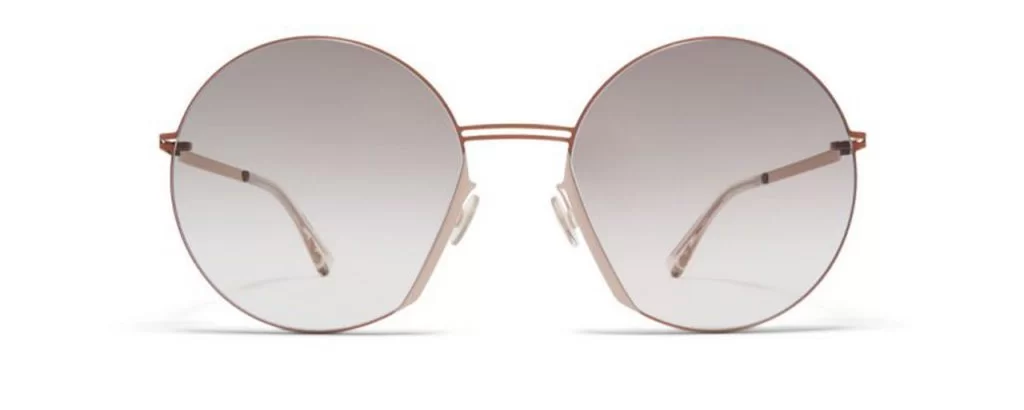 Mykita Sonnenbrille - Modell Lite Sun Jette in Shiny Copper Sand - Ansicht Front