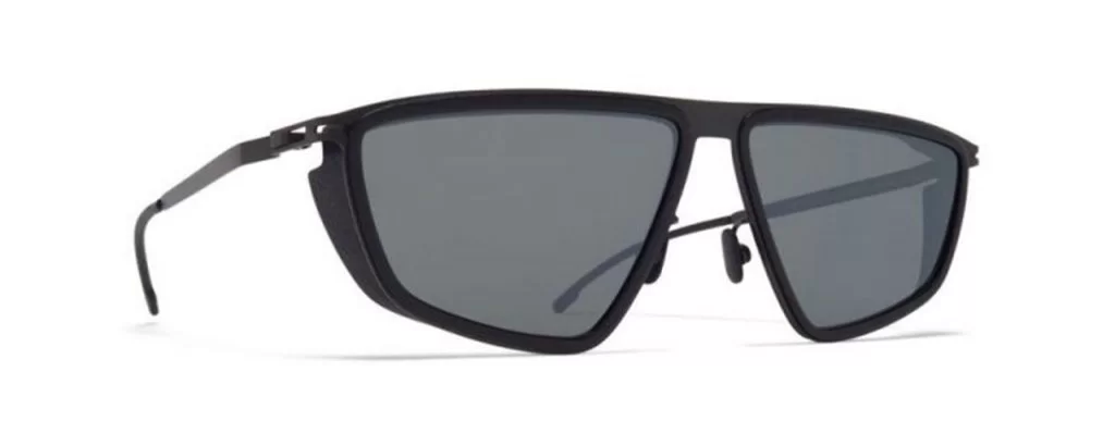 Mykita Sonnenbrille - Modell Mylon Sun Tribe in Pitch Black - Ansicht seitlich