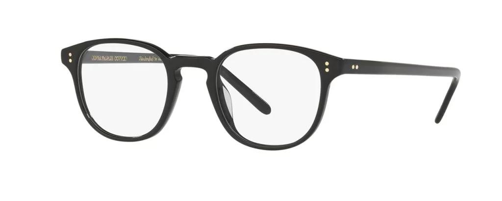 Oliver Peoples Brille - Modell OV5219 1005 49-21 in Black - Ansicht Seitlich