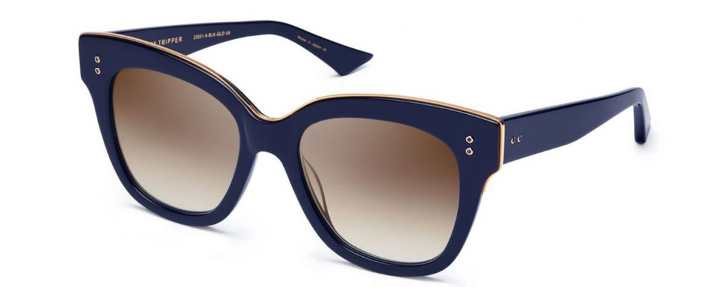 Dita Sonnenbrille - Modell Day Tripper in Navy - Ansicht Seitlich