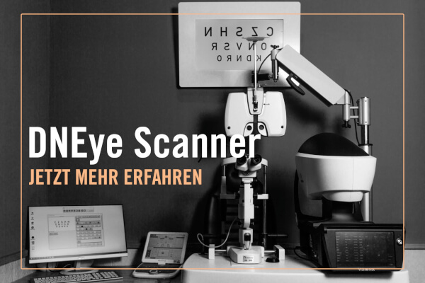 DNEye Scanner schwarz weiß Bild