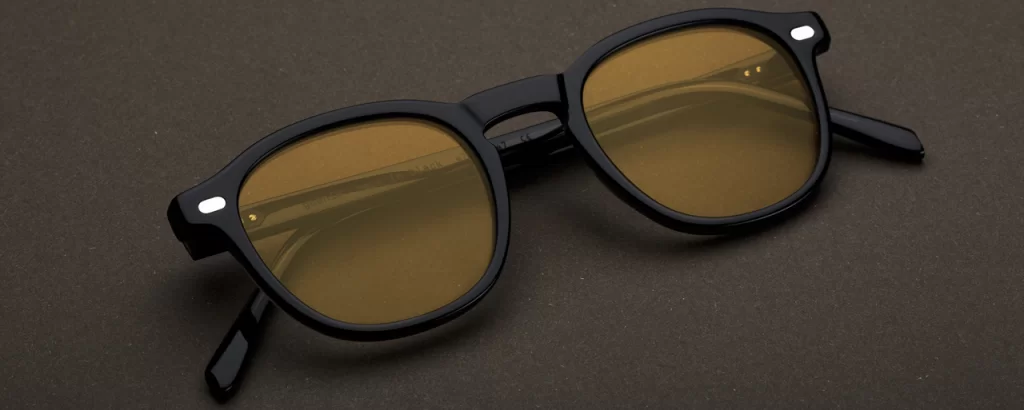 Lazare Studios Sonnenbrille - Gopnik Back In Black Amber Deligth Frontansicht