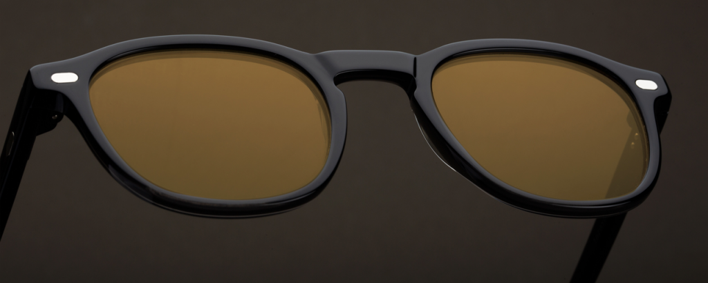 Lazare Studios Sonnenbrille - Gopnik Back In Black Amber Deligth Nahaufnahme