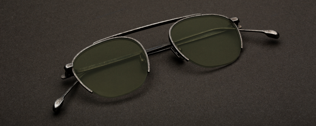 Lazare Studios Sonnenbrille - Nylton Wabi Sabi Aurora Borelias Green Frontansicht