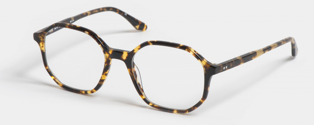 Peter and May Brille - LT13 Georgia Yellow Tortoise seitliche Ansicht