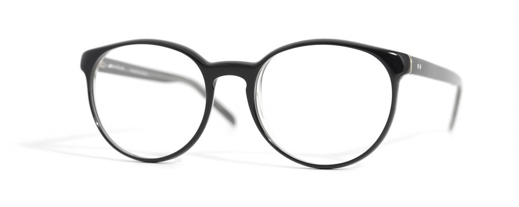 Götti Brille - Modell Modey in Black - Ansicht seitlich