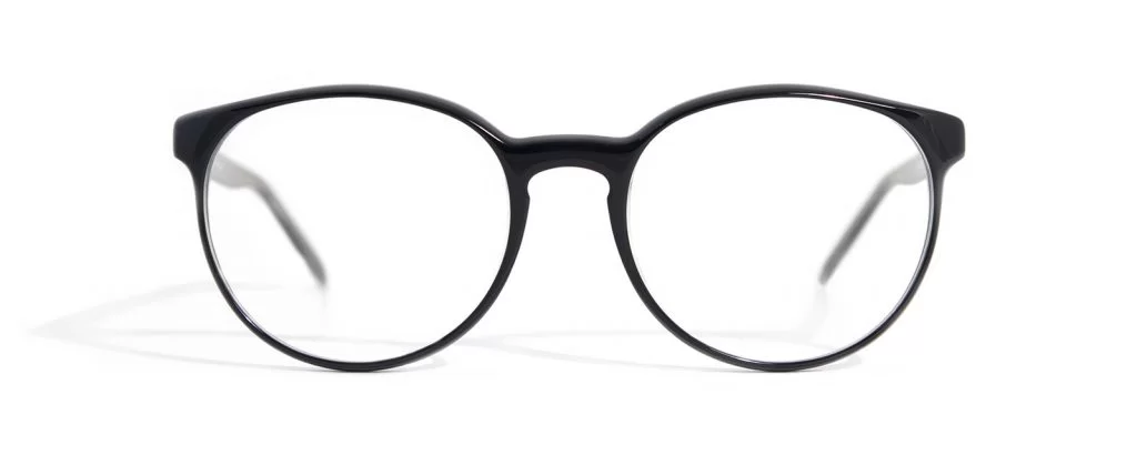 Götti Brille - Modell Modey in Black - Ansicht Front